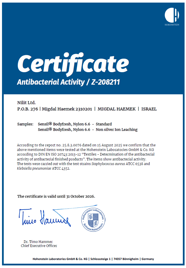 Antimicrobial Certification
