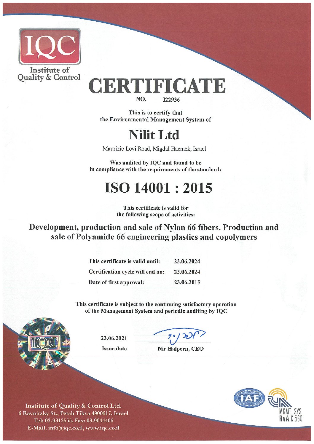 Iso 14001