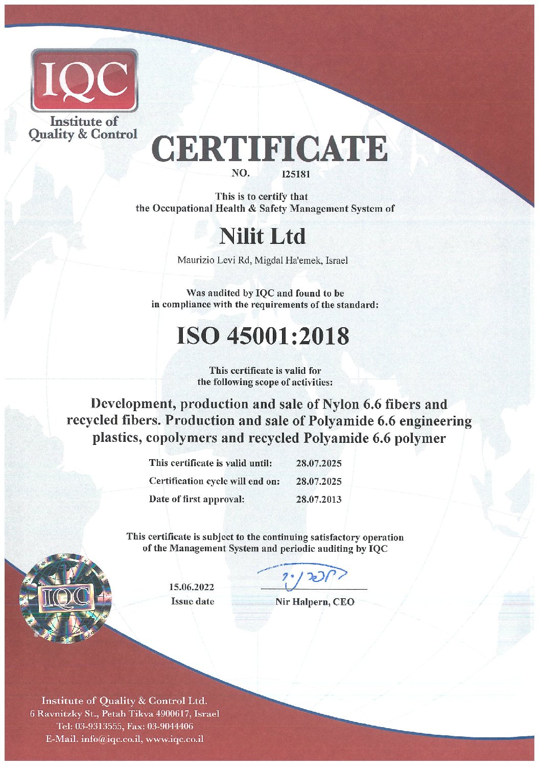 Iso 45001