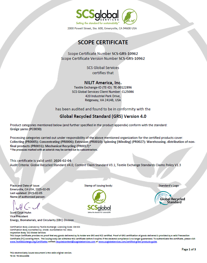GRS – Nilit America (NIA) site